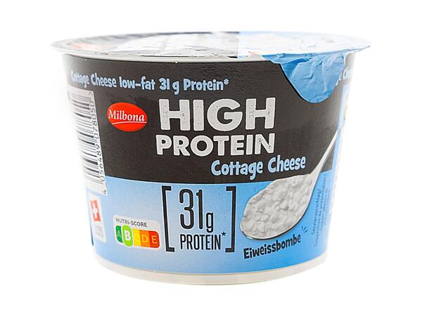 Cottage cheese riche en protéines