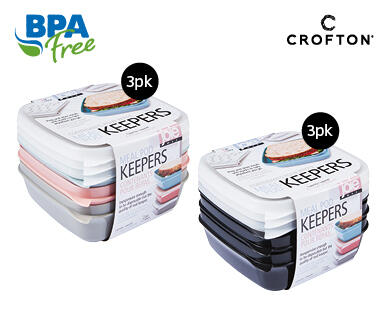 Meal Prep Storage Containers 3 Pack