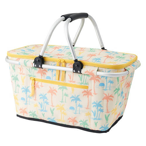 Soft Sided Basket Cooler - Palm Tree