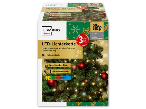 LED-Lichterkette, 50 LEDs