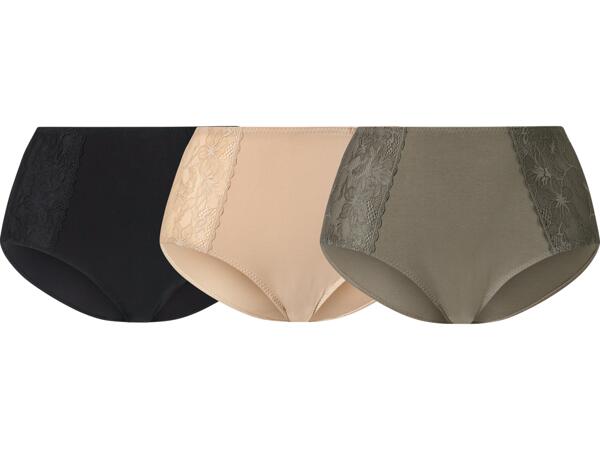 Trosor med hög midja, 2-pack