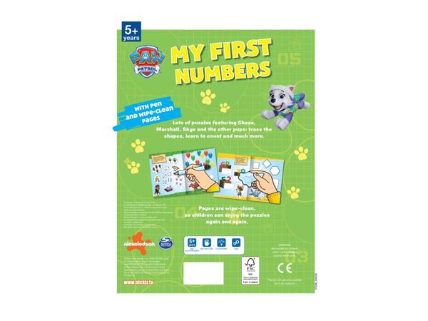 Paw Patrol: My First Numbers - Early Learning Wipe Clean Book