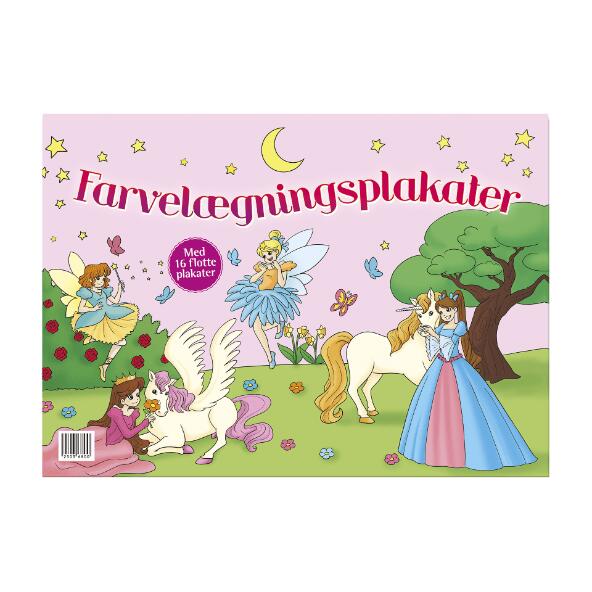 Farve-lægnings-plakater