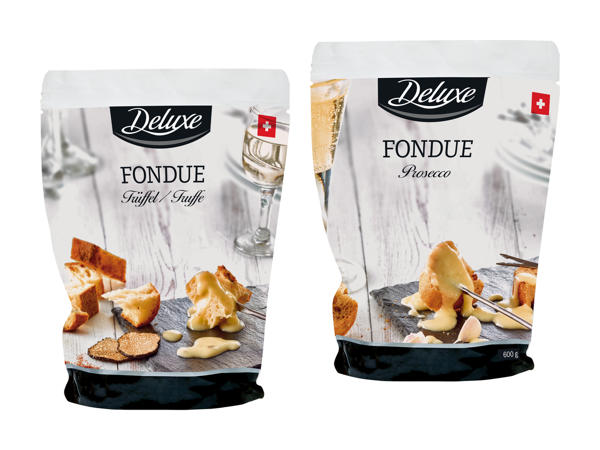 Fondue al tartufo/ al prosecco