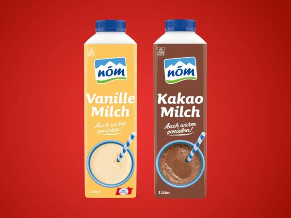 Kakao oder Vanille-Milch