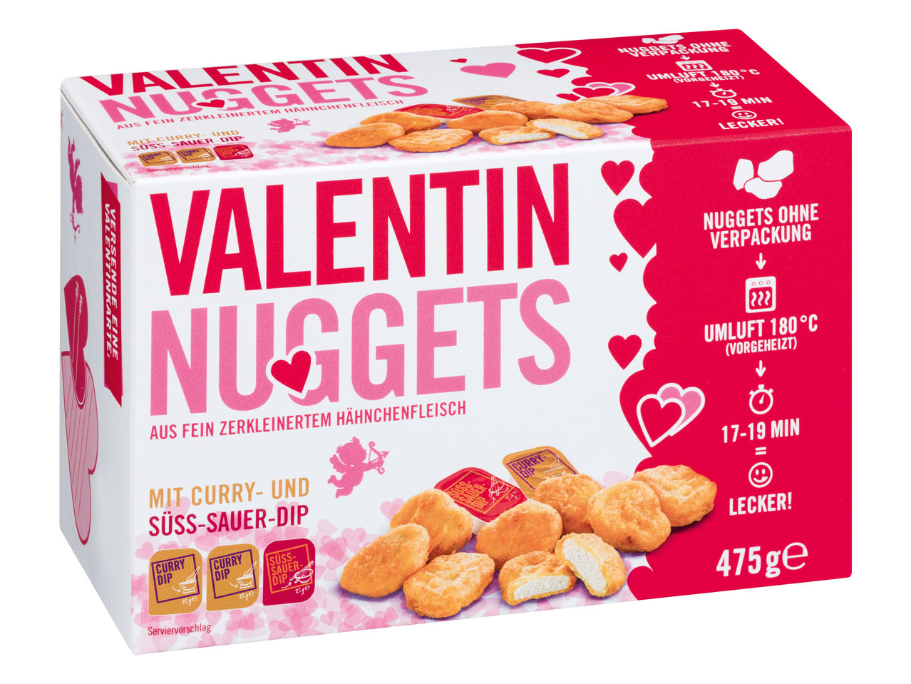 Hendl-Nuggets mit Dip