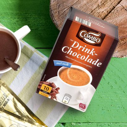 Sachets de poudre de chocolat, 10 pcs