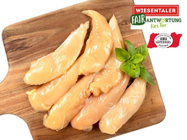 Frische Maishendl Innenfilets