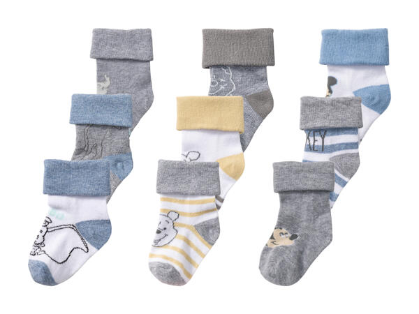 Socquettes pour bébé, 3 paires