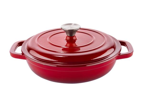 LIVARNO HOME(R) Serveringspande af støbejern Ø 25 cm