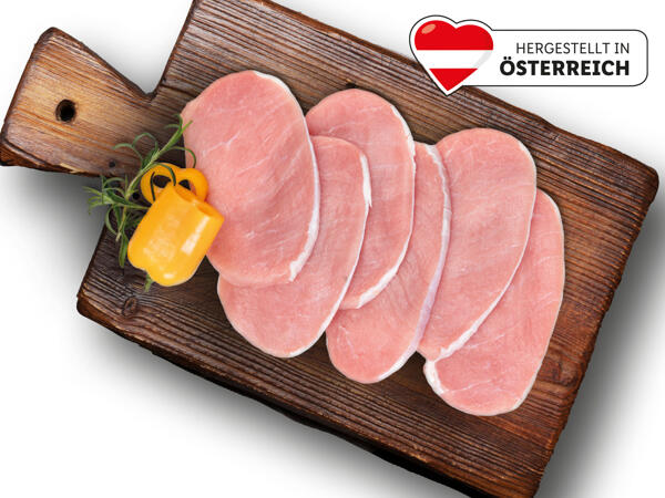 Frische Minutensteaks vom Schwein