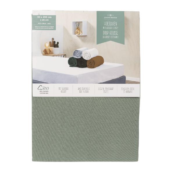 Drap-housse, 1 pers.