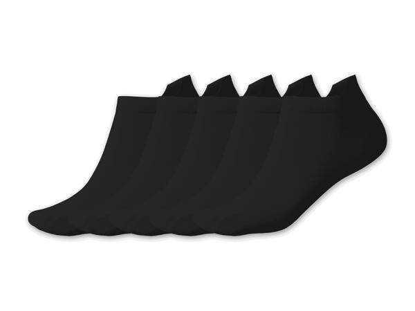 Damen/Herren Sport-Sneakersocken, 5 Paar