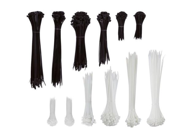 Cable tie set, 1000 pieces