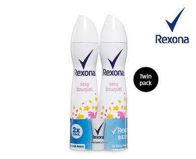 Rexona Women's Anti-Perspirant Deodorant Spray 2 x 150g