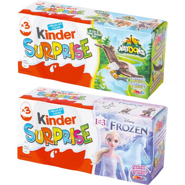 KINDER(R) 				Surprise-eitjes, 3 st.