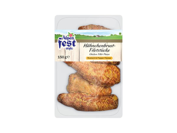 Morceaux de filet de poulet ou émincé de poulet