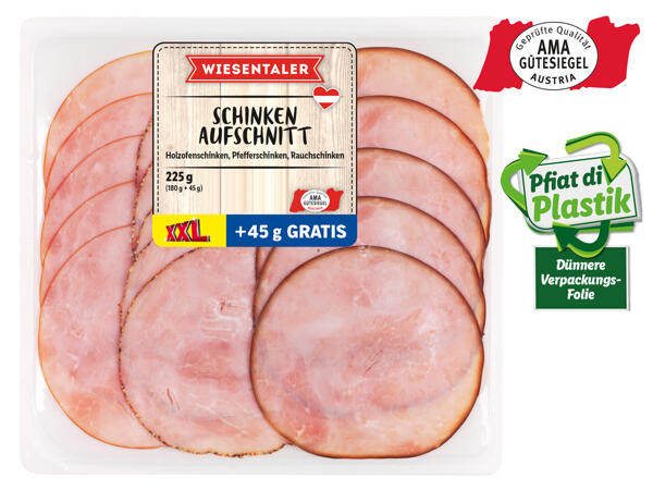 Schinkenaufschnitt 180 g + 45 g gratis