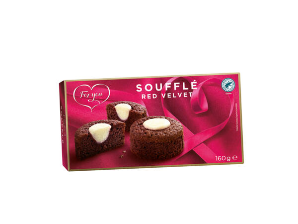 Sufflé med vit choklad