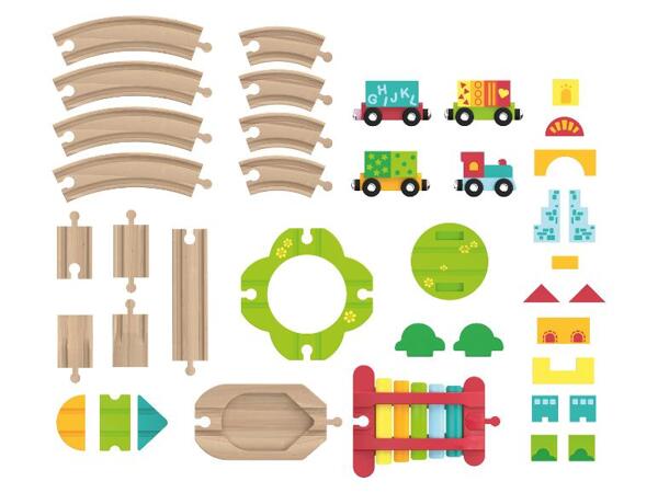 Dřevěná železnice Montessori / Podvodní svět