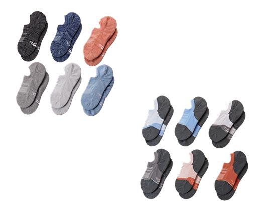 Crane 
 Men's or Ladies' 6-Pack Fitness Socks