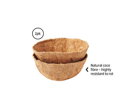 Hanging Basket with Liner or Basket Liners 2pk