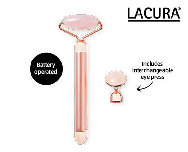 Lacura Vibrating Rose Quartz Roller