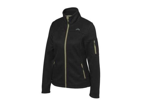 CRIVIT Ladies' Black Knitted Fleece Jacket