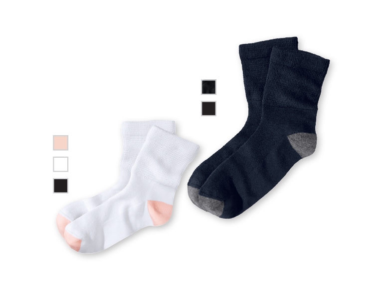 ESMARA/LIVERGY Ladies' or Men's Comfort Socks