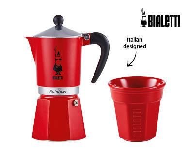 Bialetti Stovetop Espresso Maker and Cup Set