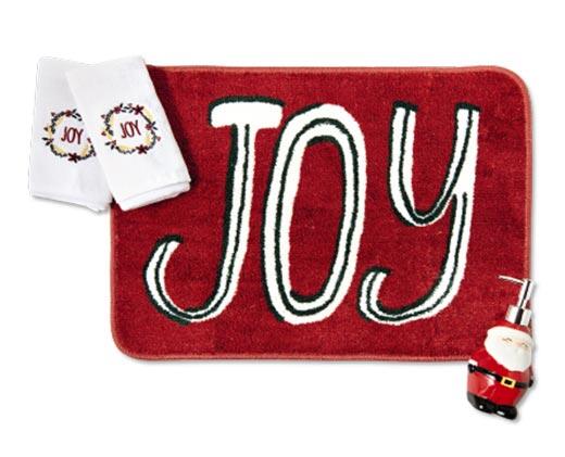 Merry Moments 
 4-Piece Holiday Bathroom Set