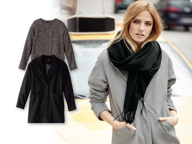 ESMARA Ladies' Wool Effect Coat