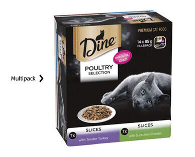 Dine Cat Food Multipack 14 x 85g