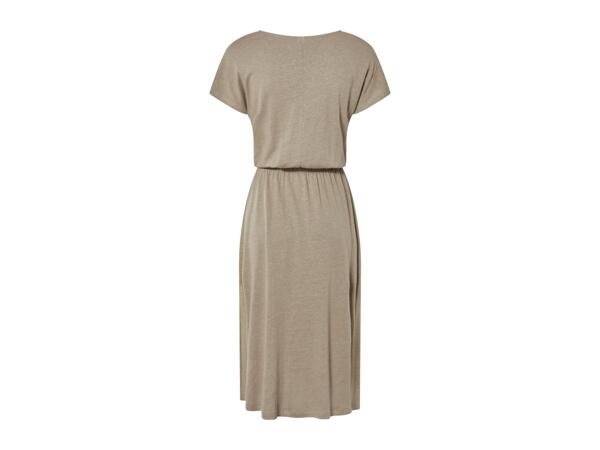 Esmara Brown Linen Dress
