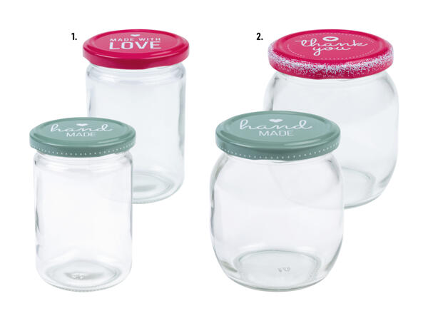 Bocaux de conserve, lot de 4