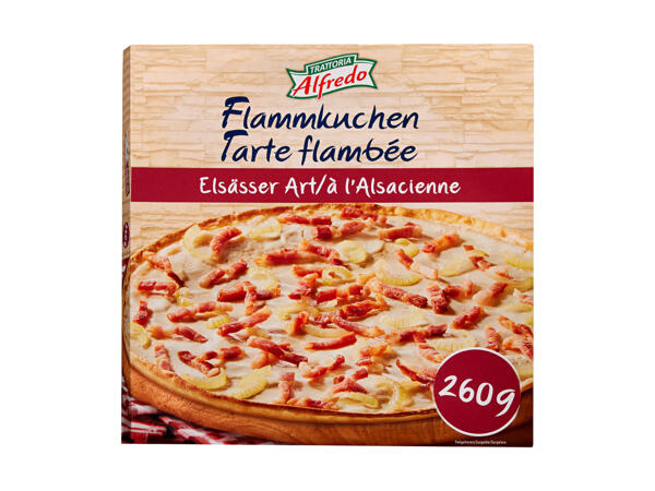 Torta flambée alsaziana