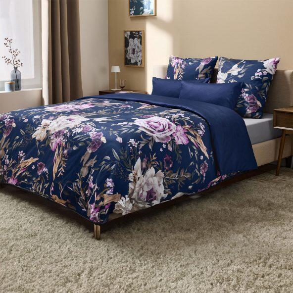 NOVITESSE(R) 				Housse de couette XXL en satin, 2 pers.