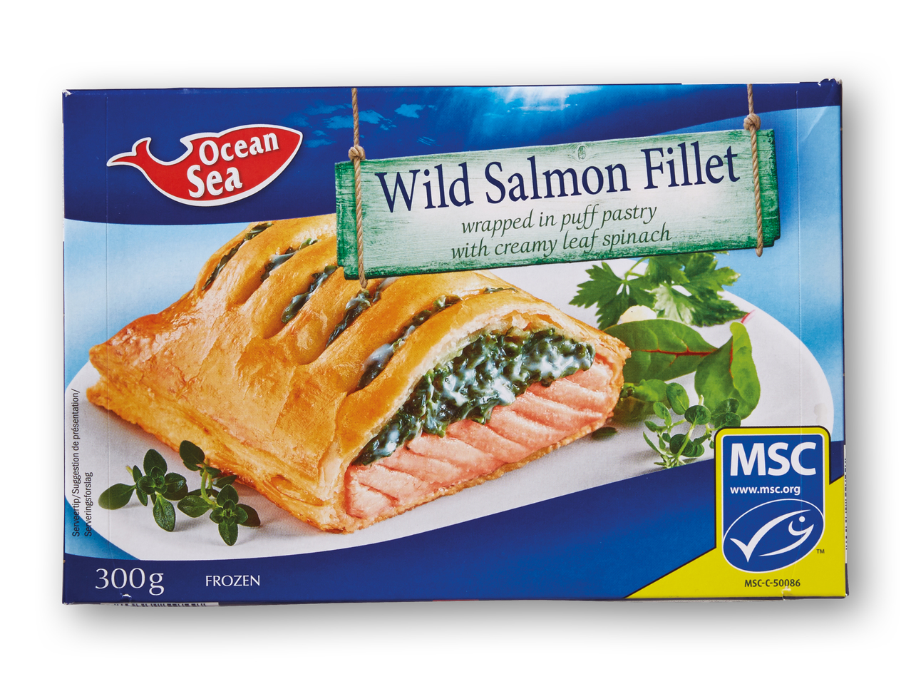 OCEAN SEA Lakse- eller sejfilet i butterdej