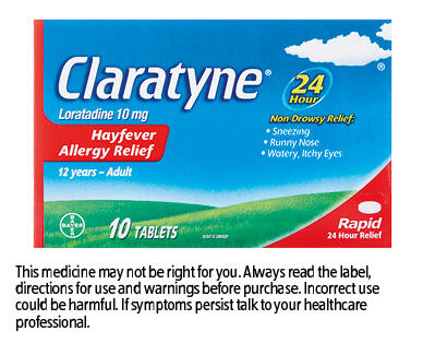 Antihistamine Claratyne 10pk