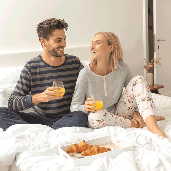 ENRICO MORI(R) 				Pyjama für Herren