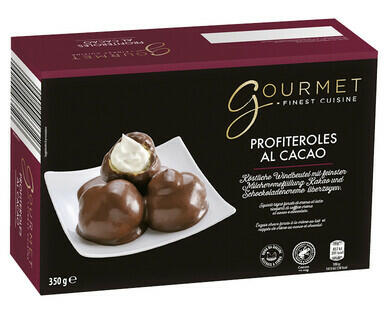 GOURMET 
 PROFITEROLES