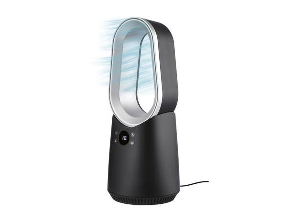 Silvercrest Black Bladeless Desk Fan