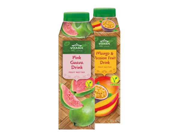 Nectar Drink with Pink Guava or Mango and Maracuja