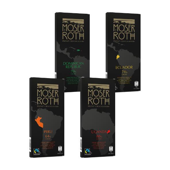 MOSER ROTH Single Origin chokolade