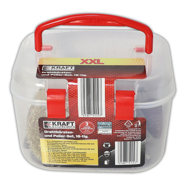 XXL-Drahtbürsten-Set
