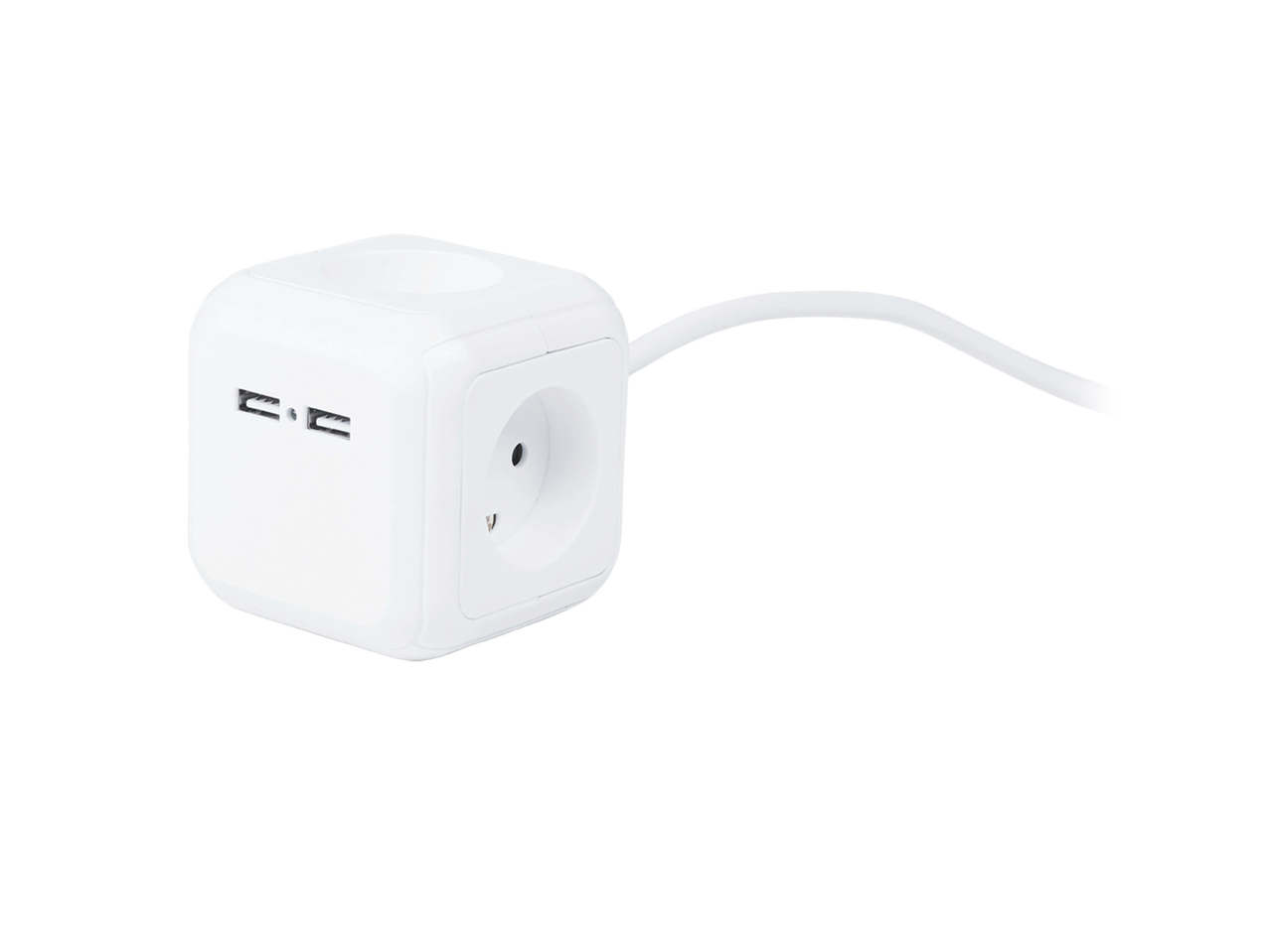 POWERFIX(R) Stikdåseterning med USB-porte
