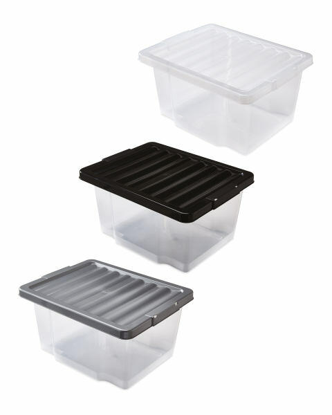 20L Storage Boxes 2 Pack
