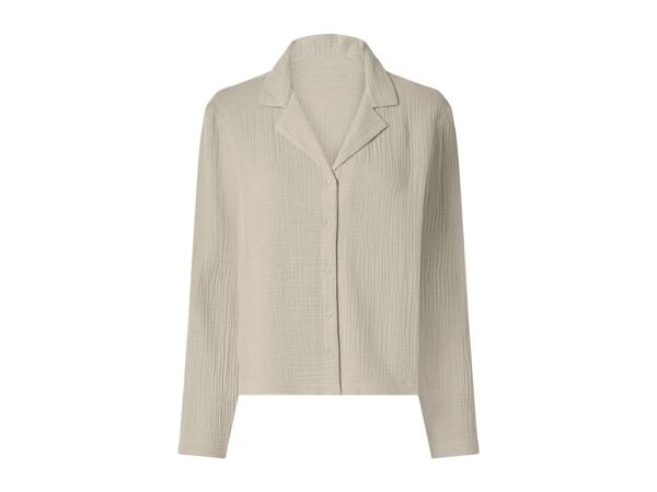 Esmara Ladies' Beige Muslin Pyjamas