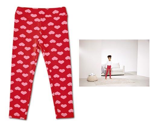Lily & Dan 
 Girls' Fleece-Lined Leggings