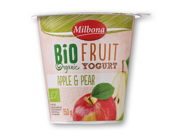Økologisk frugtyoghurt
